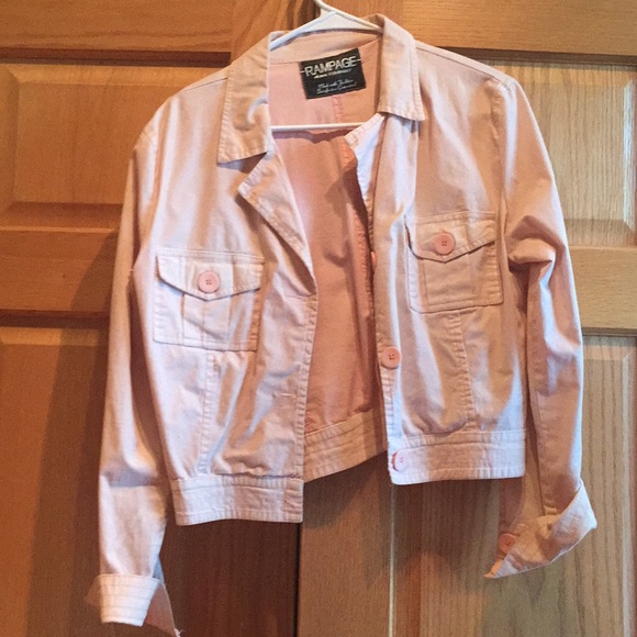 Light pink jean jacket - Picture 1 of 1
